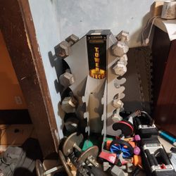 weight  set with tower