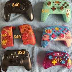 Nintendo Switch Controllers (prices in pic)