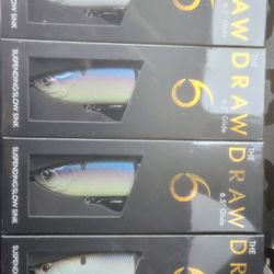 draw 6 fishing lures $25/ea