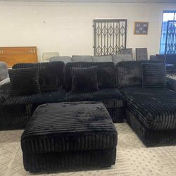 New 4 Piece Modular Sectional Sofa Couch with Chaise! Free Delivery 🚚! 