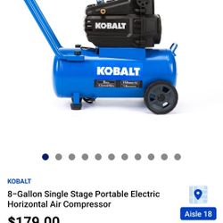 Kobalt 8 Gallon Compressor