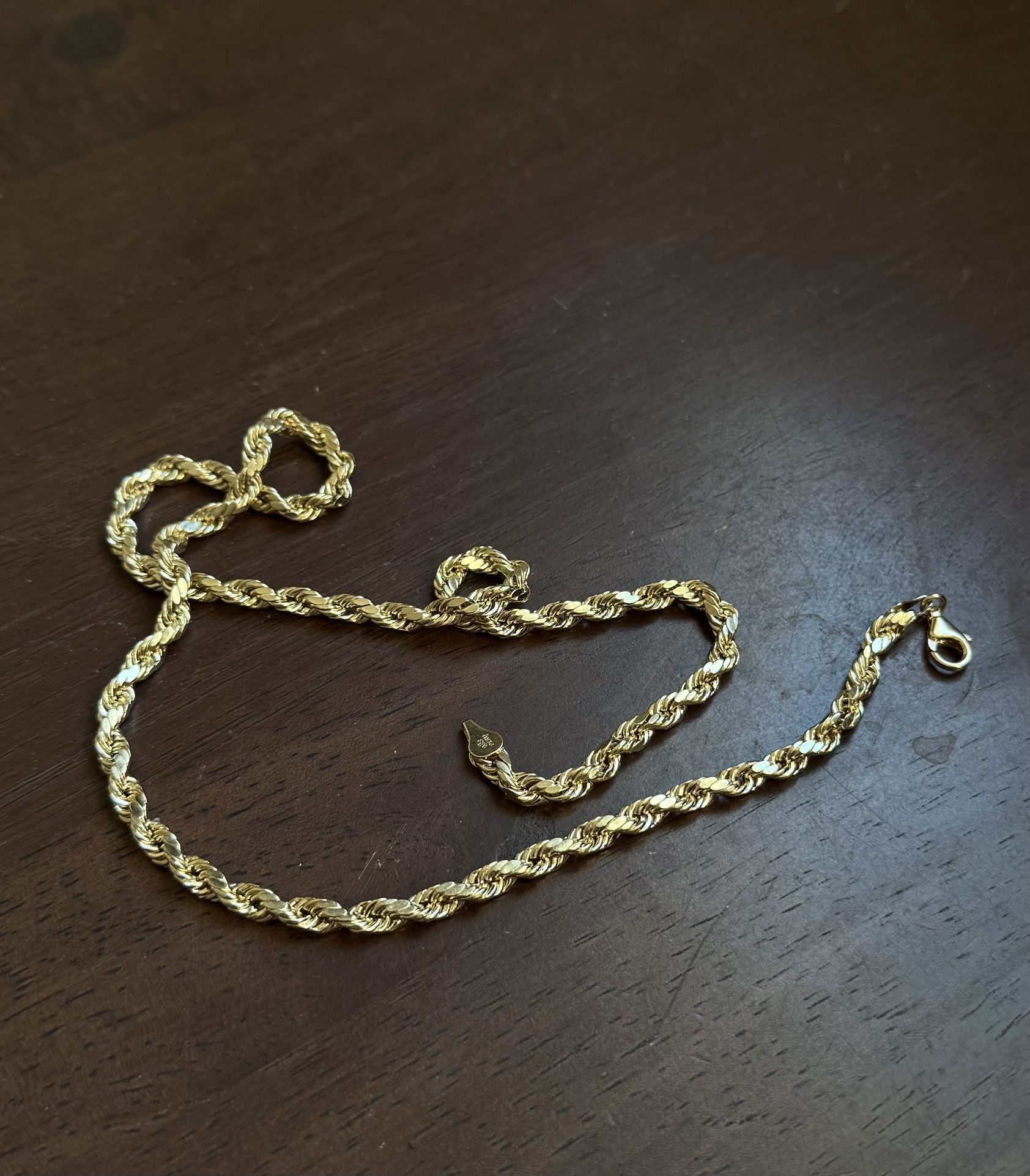 14k Gold Rope Chain 5.5mm