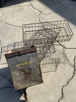 Vintage Metal Baskets