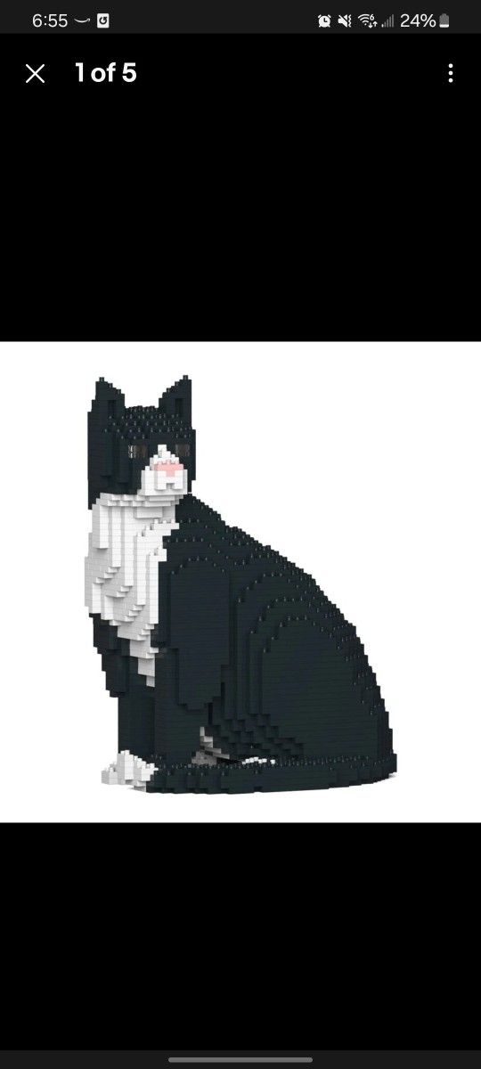 Jekca Animals - Tuxedo Cat 01S Building Blocks