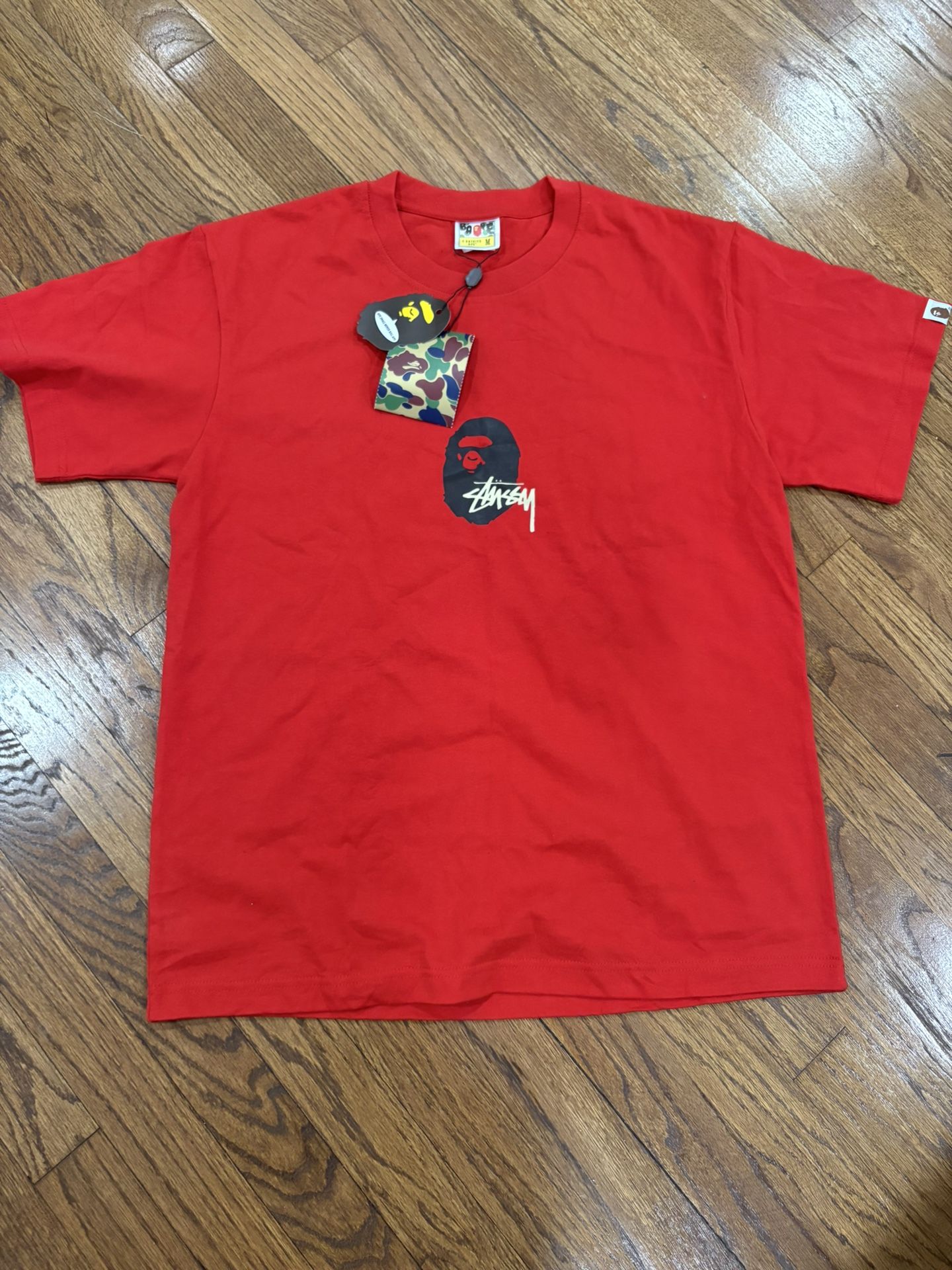 bape x stussy t shirt