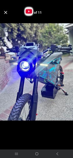 Electric hyper bike 72v 55ah 12000w peak 60mph!