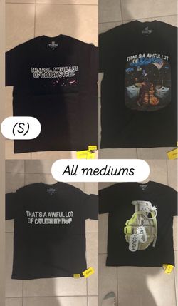 Shirts shorts hoodies socks AirPods