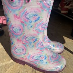 Girls Rain Boots Size 4