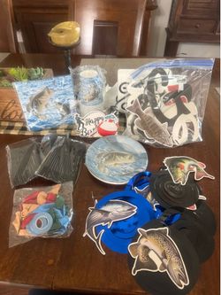 Gone fishing men’s boys birthday party decorations