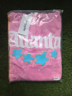 Sp5der Atlanta Hoodie Pink Size Small