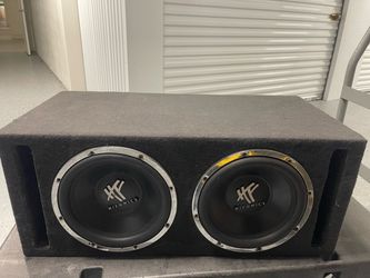 2 12 Hifonics Dual Subwoofer Ported Box