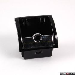Genuine VW/Audi Rear Ashtray Insert - Satin Black (3B0857331B41) - Fits Passat B5