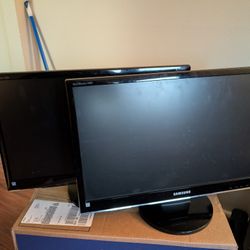 Two 1080p Samsung Monitors