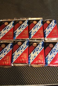 🔥 1991 Series One Leaf Set MLB Baseball Cards Unopened Set of 8 Packs 🔥