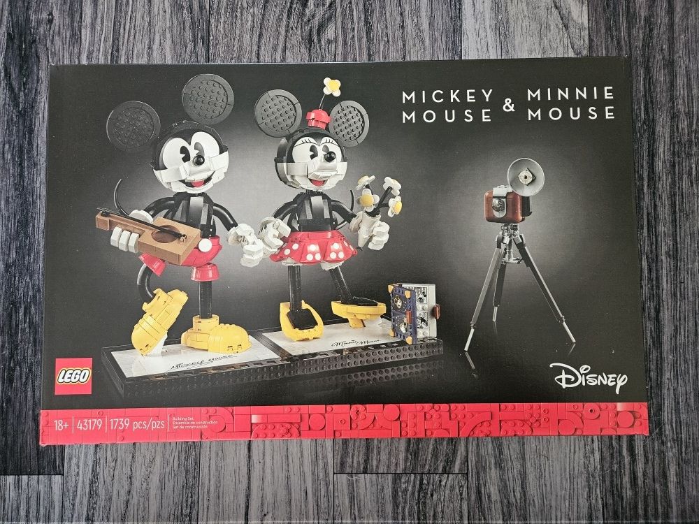 LEGO Disney 43179 Mickey Mouse & Minnie Mouse Buildable Characters NEW & SEALED