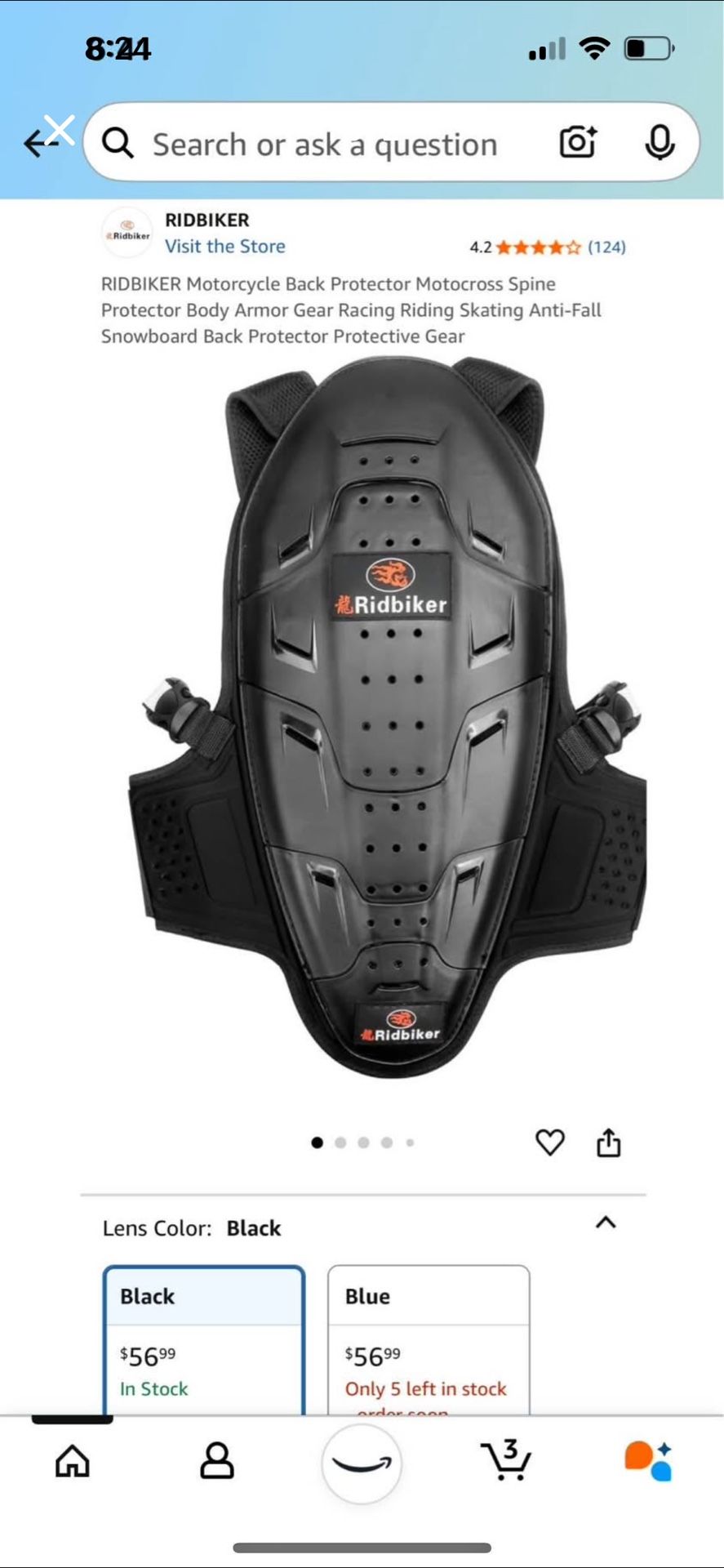 Bike Rider Back Protector