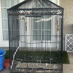Big Cast Iron Bird Cage 