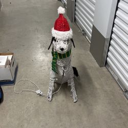 Christmas Light Up Dog