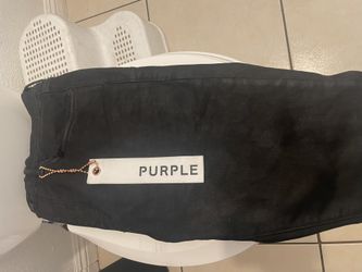 PURPLE JEANS ALL BLACK SIZE 33
