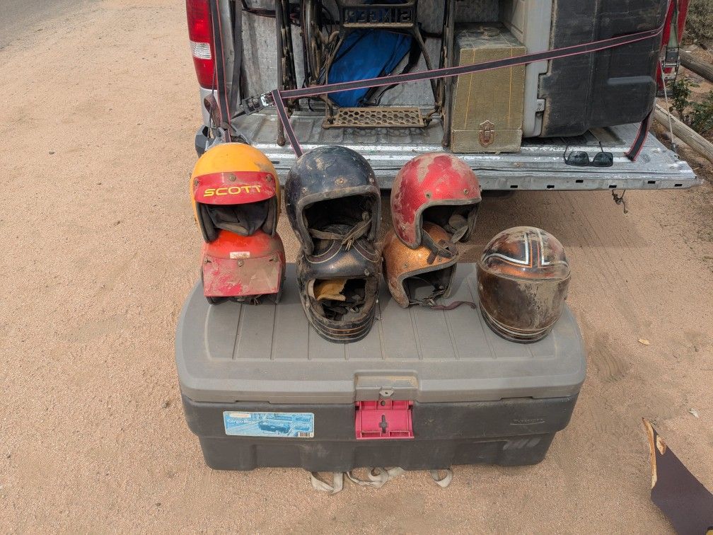 Vintage Motorcycle Helmets