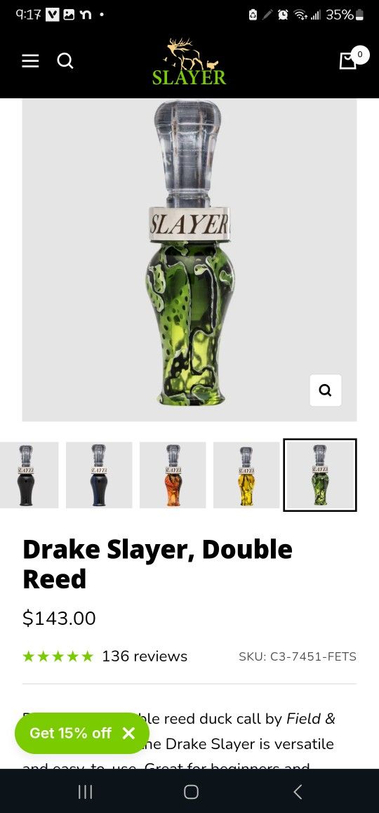 Slayer Duck Hunting Call