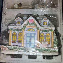 Hawthorne Village Precious Moments Quiet Time Library