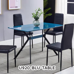 Blue Glossy Table (table only)