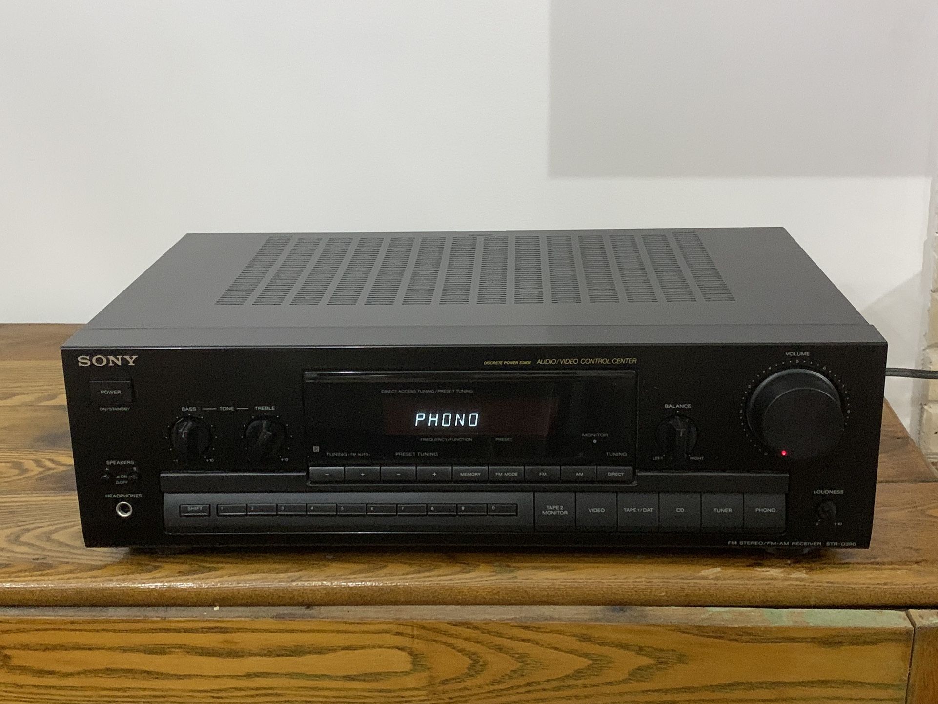 Sony FM Stereo/FM-AM Receiver