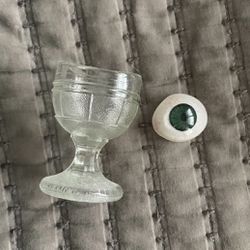 Antique Prosthetic Eye With Cup