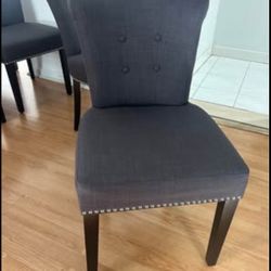 Nailhead Trim Dining Chair Set of 4