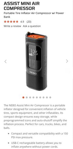 Nebo™️ Portable Air Compressor