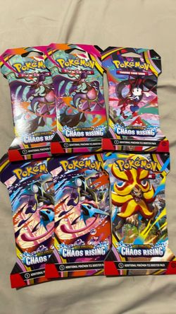 Pokémon chaos rising sleeve booster pack