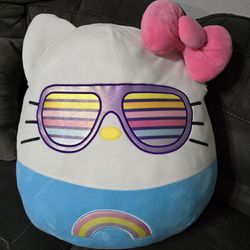 Hello Kitty Squishmallow Rainbow 20"