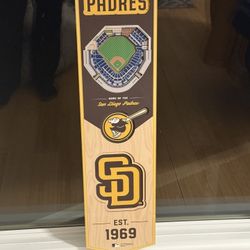 San Diego Padres Stadium View Banner Wall Art