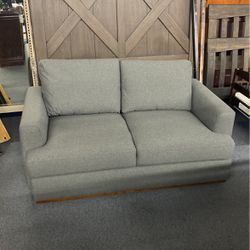 New Loveseat Blue With Storage