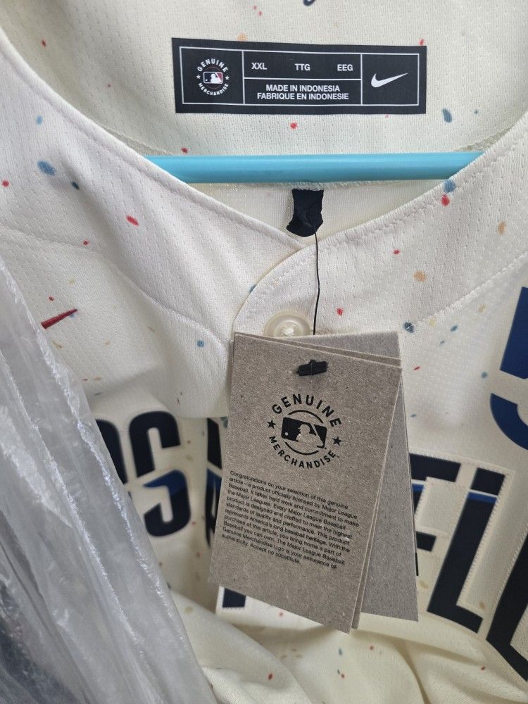 Brand New Authentic Nike LA Dodgers City Connect Betts Jersey 2XL