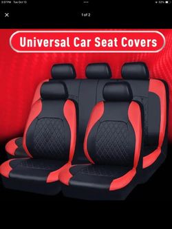 Universal Car Seat Covers Set faux leather / polyester fiber