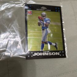 Calvin Johnson Tops Chrome Holo Rookie Card