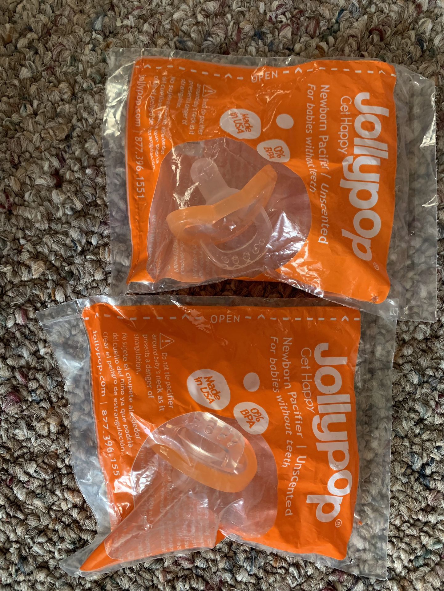 Jollypop Pacifiers New In Package