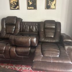 Leather Couches For Sale. Reclining 