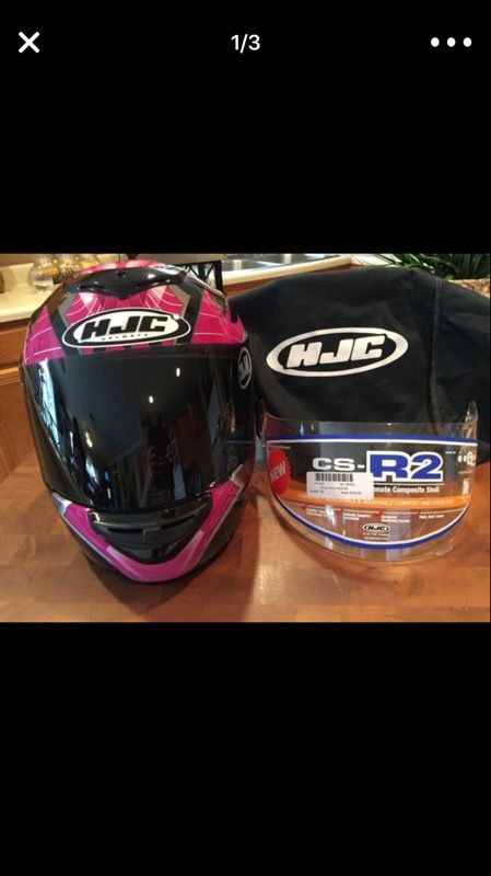 BRAND NEW Hot pink HJC Helmet