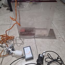 5 gal reservoir with neptune fluid monitor and float switch and pump
