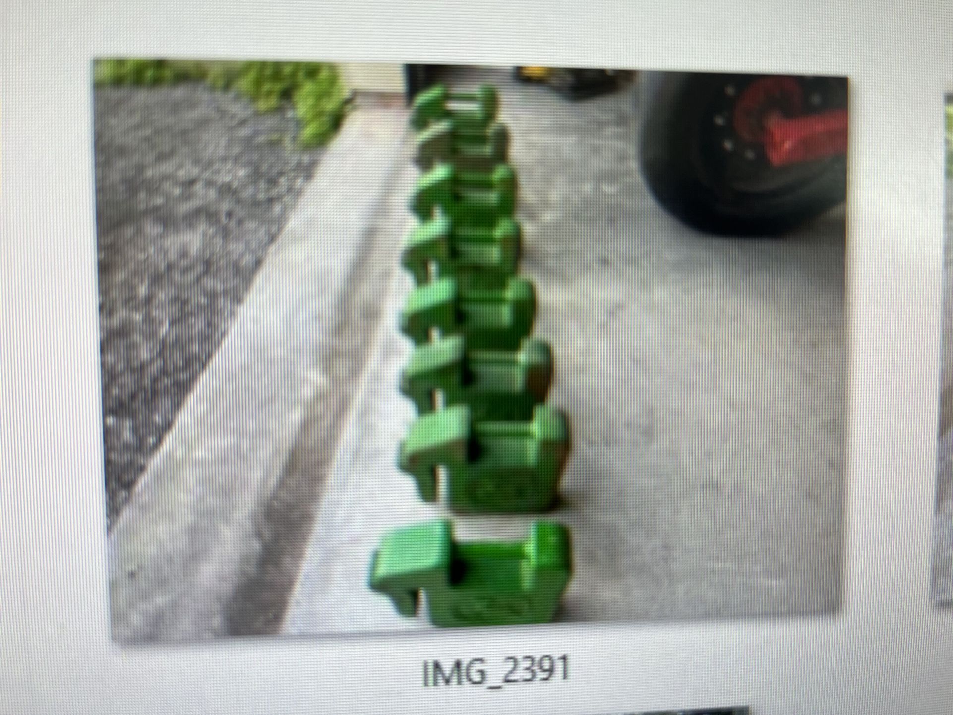 Tractor weights