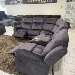 🛋️ NUEVA Sala Secciónal 3 Sillas Reclinable EN CAJA 📦  🚛 Entrega Disponible 🛋️