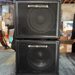 2 X Hartke 112b Hydrive Bass Cabinets