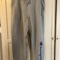 Champion Spell out Logo Joggers Athleisure Sz Xl 