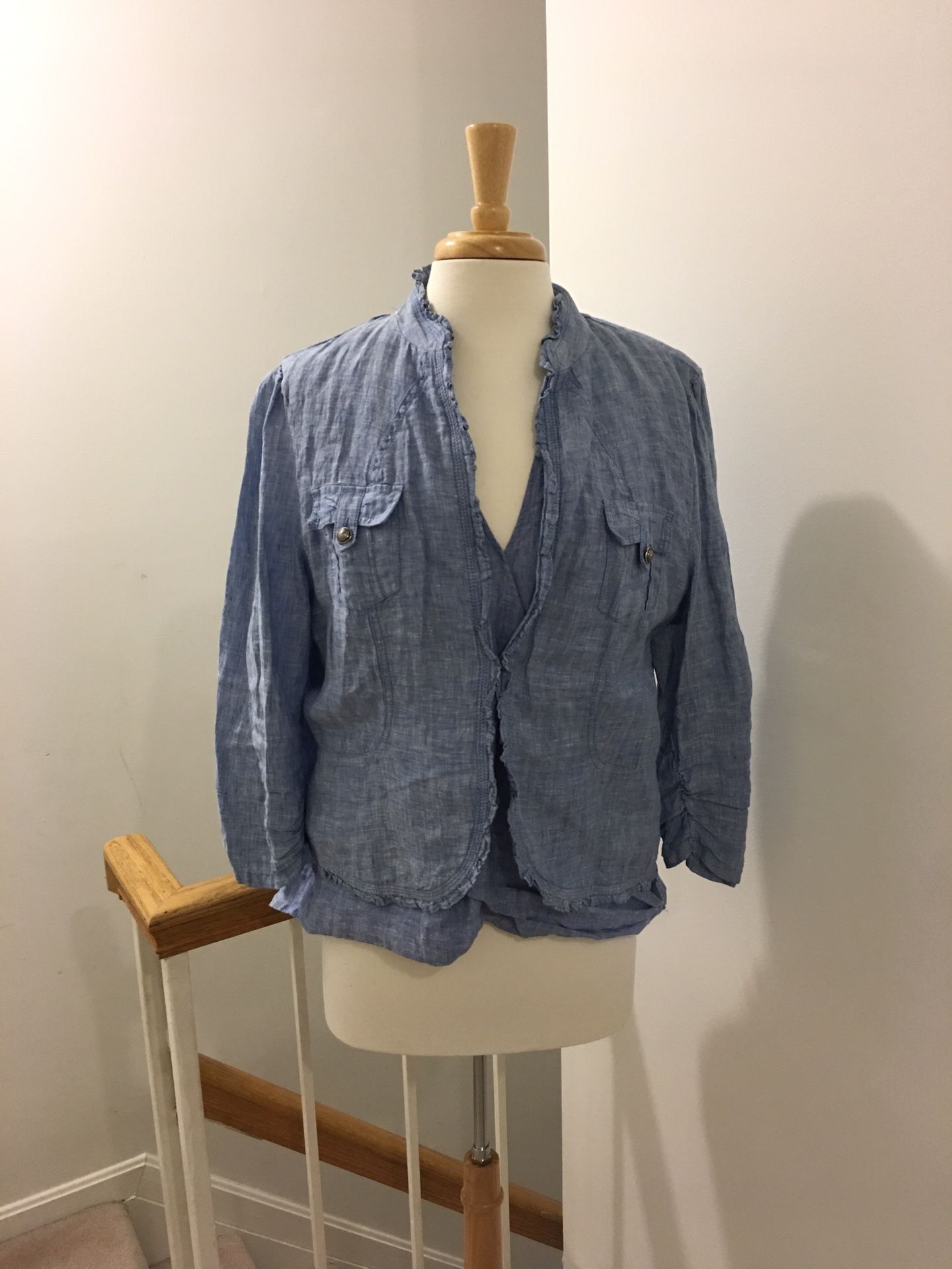 100% Linen Blouse and Jacket/INC