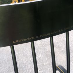 Antique Chairs- One Hitchcock. 