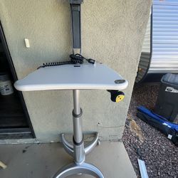 Hydraulic Portable Computer Medical Desk