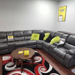 Madrid Reclining Sectional $1299 With Easy Finance